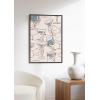 imageHAUS AND HUES Coastal Vibes  Beach Wall Art and Surfing Poster  Ocean Decor for Dorms Seascape Wall Art for Surf Enthusiasts Beige Frame 12x16Drinks