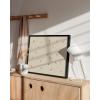 imageHAUS AND HUES Coastal Vibes  Beach Wall Art and Surfing Poster  Ocean Decor for Dorms Seascape Wall Art for Surf Enthusiasts Beige Frame 12x16Swimmers