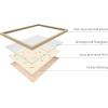 imageHAUS AND HUES Coastal Vibes  Beach Wall Art and Surfing Poster  Ocean Decor for Dorms Seascape Wall Art for Surf Enthusiasts Beige Frame 12x16Swimmers