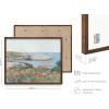 imageHAUS AND HUES Coastal Wall Art  Vintage Frame Prints and Oil Paintings Collection for Timeless Wall Art Ocean Views Nature Inspired and Antique Charm Walnut Frame 8x10Poppies