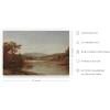 imageHAUS AND HUES Coastal Wall Art  Vintage Frame Prints and Oil Paintings Collection for Timeless Wall Art Ocean Views Nature Inspired and Antique Charm Walnut Frame 8x10Mountain