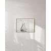 imageHAUS AND HUES Coastal Wall Art  Vintage Frame Prints and Oil Paintings Collection for Timeless Wall Art Ocean Views Nature Inspired and Antique Charm Walnut Frame 8x10Yacht