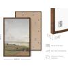 imageHAUS AND HUES Coastal Wall Art  Vintage Frame Prints and Oil Paintings Collection for Timeless Wall Art Ocean Views Nature Inspired and Antique Charm Walnut Frame 8x10Paulsen