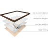 imageHAUS AND HUES Coastal Wall Art  Vintage Frame Prints and Oil Paintings Collection for Timeless Wall Art Ocean Views Nature Inspired and Antique Charm Walnut Frame 8x10Yacht