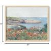 imageHAUS AND HUES Coastal Wall Art  Vintage Frame Prints and Oil Paintings Collection for Timeless Wall Art Ocean Views Nature Inspired and Antique Charm Walnut Frame 8x10Poppies