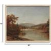 imageHAUS AND HUES Coastal Wall Art  Vintage Frame Prints and Oil Paintings Collection for Timeless Wall Art Ocean Views Nature Inspired and Antique Charm Walnut Frame 8x10Mountain