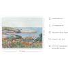 imageHAUS AND HUES Coastal Wall Art  Vintage Frame Prints and Oil Paintings Collection for Timeless Wall Art Ocean Views Nature Inspired and Antique Charm Walnut Frame 8x10Poppies