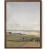 imageHAUS AND HUES Coastal Wall Art  Vintage Frame Prints and Oil Paintings Collection for Timeless Wall Art Ocean Views Nature Inspired and Antique Charm Walnut Frame 8x10Paulsen