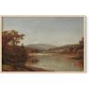 imageHAUS AND HUES Coastal Wall Art  Vintage Frame Prints and Oil Paintings Collection for Timeless Wall Art Ocean Views Nature Inspired and Antique Charm Walnut Frame 8x10Mountain