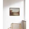 imageHAUS AND HUES Coastal Wall Art  Vintage Frame Prints and Oil Paintings Collection for Timeless Wall Art Ocean Views Nature Inspired and Antique Charm Walnut Frame 8x10Mountain