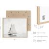 imageHAUS AND HUES Coastal Wall Art  Vintage Frame Prints and Oil Paintings Collection for Timeless Wall Art Ocean Views Nature Inspired and Antique Charm Walnut Frame 8x10Yacht