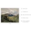 imageHAUS AND HUES Coastal Wall Art  Vintage Frame Prints and Oil Paintings Collection for Timeless Wall Art Ocean Views Nature Inspired and Antique Charm Walnut Frame 8x10Petrides