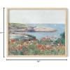 imageHAUS AND HUES Coastal Wall Art  Vintage Frame Prints and Oil Paintings Collection for Timeless Wall Art Ocean Views Nature Inspired and Antique Charm Walnut Frame 8x10Poppies