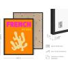 imageHAUS AND HUES Fashion Wall Art Set  3Piece Glam Purple Decor Designer Aesthetic Prints for Bedroom Black Frame 12x16Bright City