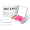 imageHAUS AND HUES Fashion Wall Art Set  3Piece Glam Purple Decor Designer Aesthetic Prints for Bedroom Black Frame 12x16Bright City