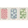 imageHAUS AND HUES Fashion Wall Art Set  3Piece Glam Purple Decor Designer Aesthetic Prints for Bedroom Black Frame 12x16Flower Markets