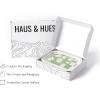 imageHAUS AND HUES Fashion Wall Art Set  3Piece Glam Purple Decor Designer Aesthetic Prints for Bedroom Black Frame 12x16Flower Markets
