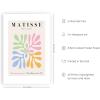 imageHAUS AND HUES Fashion Wall Art Set  3Piece Glam Purple Decor Designer Aesthetic Prints for Bedroom Black Frame 12x16Pastel Matisse