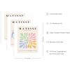 imageHAUS AND HUES Fashion Wall Art Set  3Piece Glam Purple Decor Designer Aesthetic Prints for Bedroom Black Frame 12x16Pastel Matisse
