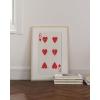 imageHAUS AND HUES Heart Wall Art  Retro Heart Poster Ideal for Themed Decor Cute Dorm Posters 12x16 UnframedCard
