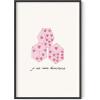 imageHAUS AND HUES Heart Wall Art  Retro Heart Poster Ideal for Themed Decor Cute Dorm Posters 12x16 UnframedDice Art