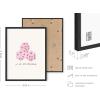 imageHAUS AND HUES Heart Wall Art  Retro Heart Poster Ideal for Themed Decor Cute Dorm Posters 12x16 UnframedDice Art
