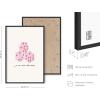 imageHAUS AND HUES Heart Wall Art  Retro Heart Poster Ideal for Themed Decor Cute Dorm Posters 12x16 UnframedDice Art