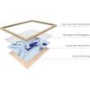 imageHAUS AND HUES Heart Wall Art  Retro Heart Poster Ideal for Themed Decor Cute Dorm Posters 12x16 UnframedDinner Party