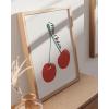 imageHAUS AND HUES Heart Wall Art  Retro Heart Poster Ideal for Themed Decor Cute Dorm Posters 12x16 UnframedMa Cherie