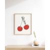 imageHAUS AND HUES Heart Wall Art  Retro Heart Poster Ideal for Themed Decor Cute Dorm Posters 12x16 UnframedMa Cherie