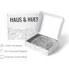 imageHAUS AND HUES Mandala Black Set of 312quotx16quot  Framed Black