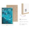 imageHAUS AND HUES Palm Springs Art Wall Decor  Made in the USA  Unframed 12x16 California HouseAerial Surf
