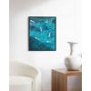 imageHAUS AND HUES Palm Springs Art Wall Decor  Made in the USA  Unframed 12x16 California HouseAerial Surf