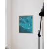 imageHAUS AND HUES Palm Springs Art Wall Decor  Made in the USA  Unframed 12x16 California HouseAerial Surf