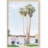 imageHAUS AND HUES Palm Springs Art Wall Decor  Made in the USA  Unframed 12x16 California HouseCalifornia House