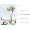 imageHAUS AND HUES Palm Springs Art Wall Decor  Made in the USA  Unframed 12x16 California HouseCalifornia House