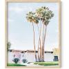imageHAUS AND HUES Palm Springs Art Wall Decor  Made in the USA  Unframed 12x16 California HouseCalifornia House