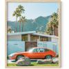 imageHAUS AND HUES Palm Springs Art Wall Decor  Made in the USA  Unframed 12x16 California HouseVintage Car