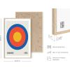 imageHAUS AND HUES Preppy Wall Art  Set of 3 Colorful Prints Trendy Travel Decor Bright Aesthetic Wall Art Beach Posters Black Frame 12x16Bauhaus