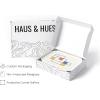 imageHAUS AND HUES Preppy Wall Art  Set of 3 Colorful Prints Trendy Travel Decor Bright Aesthetic Wall Art Beach Posters Black Frame 12x16Bauhaus