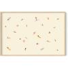imageHAUS AND HUES Retro Art Dice Decor  Retro Wall Art for Gaming Room Cute Poster for Bedroom Cute Wall Art for Aesthetic Decor and Dorm Poster Beige Frame 12x16Swimmers