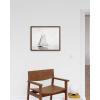 imageHAUS AND HUES Sailboat Wall Art  Vintage and Modern Frame Wall Art Collection Nautical wall art Landscape and Antique Inspired Pieces for Every Room Walnut Frame 8x10Yacht