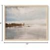 imageHAUS AND HUES Sailboat Wall Art  Vintage and Modern Frame Wall Art Collection Nautical wall art Landscape and Antique Inspired Pieces for Every Room Walnut Frame 8x10River