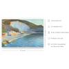 imageHAUS AND HUES Sailboat Wall Art  Vintage and Modern Frame Wall Art Collection Nautical wall art Landscape and Antique Inspired Pieces for Every Room Walnut Frame 8x10Enckell