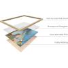 imageHAUS AND HUES Sailboat Wall Art  Vintage and Modern Frame Wall Art Collection Nautical wall art Landscape and Antique Inspired Pieces for Every Room Walnut Frame 8x10Enckell