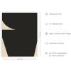 imageHAUS AND HUES Scandinavian Wall Art  Neutral Artwork for Walls Circles Line Decor Minimalist Abstract Mid Century Decor Framed Beige 24x36Black  Beige Shapes