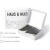 imageHAUS AND HUES Scandinavian Wall Art  Neutral Artwork for Walls Circles Line Decor Minimalist Abstract Mid Century Decor Framed Beige 24x36Black  Beige Shapes