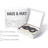 imageHAUS AND HUES Scandinavian Wall Art  Neutral Artwork for Walls Circles Line Decor Minimalist Abstract Mid Century Decor Framed Beige 24x36Black Knot