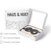 imageHAUS AND HUES Scandinavian Wall Art  Neutral Artwork for Walls Circles Line Decor Minimalist Abstract Mid Century Decor Framed Beige 24x36Black Knot