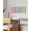 imageHAUS AND HUES Set of 3 Tropical Art Tropical Wall Art Boho Wall Art Paintings Boho Pictures Wall Decor Female Wall Decor Paintings Beige Frame 12x16Flower Markets